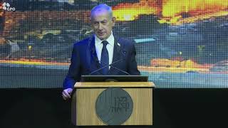 דברי ראש הממשלה בנימין נתניהו בכנס מנהלים של השב״כ (עדכוני משרד ראש הממשלה) - התמונה מוצגת ישירות מתוך אתר האינטרנט יוטיוב. זכויות היוצרים בתמונה שייכות ליוצרה. קישור קרדיט למקור התוכן נמצא בתוך דף הסרטון