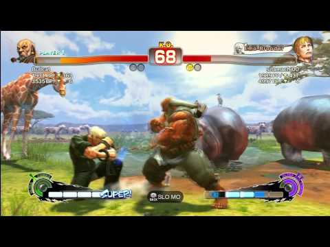 SSF4 AE Japanese Ranked: Bullcat(Gouken) vs sitamachi00(Cody)