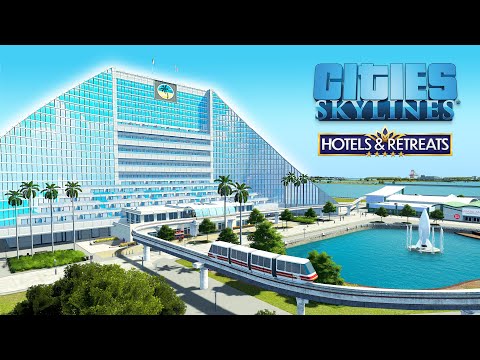 This hotel is ridiculous... But I love it | Cities Skylines | Sunset City 28