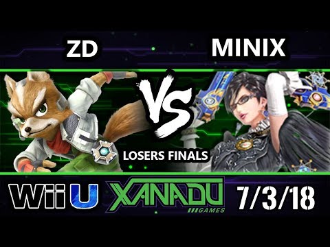 S@X 257 Smash 4 - ZD (Fox) Vs. Minix (Bayonetta) - Wii U Losers Finals