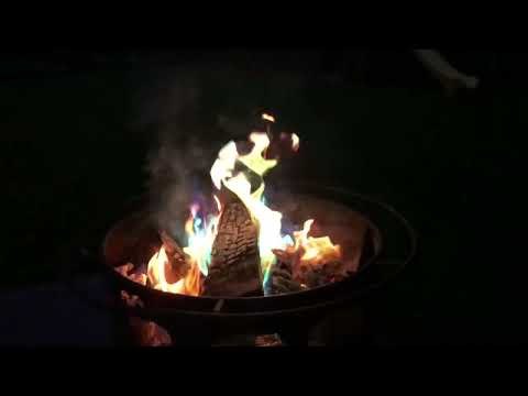 Rainbow fire slow motion 🔥🔥