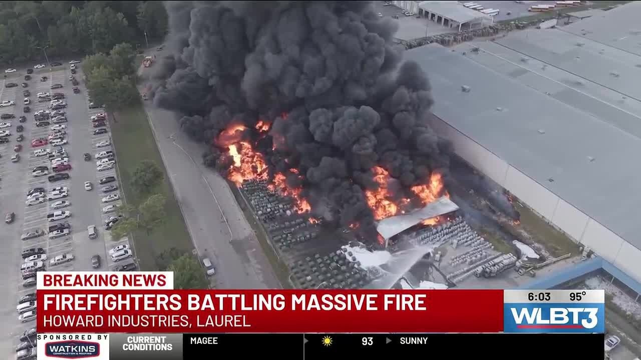 Fire breaks out at Howard Industries