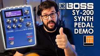 BOSS SY-200 Synthesizer Pedal [Product Demonstration]