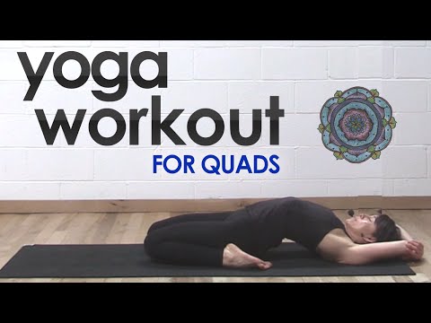 Quad Stretch Yoga Workout ~ Savor the Moment and Listen 💗 Video