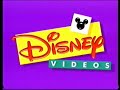 Disney Videos Logo UK 1995