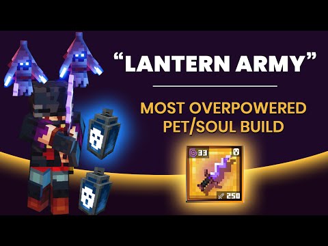 "LANTERN ARMY" - Best Overpowered Soul/Pet Build for Apocalypse 25+ | Minecraft Dungeons