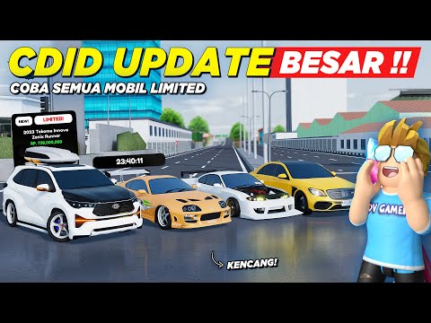 NYOBAIN SEMUA MOBIL LIMITED TERBARU CDID !! REVIEW CDID UPDATE SPESIAL NATAL - Roblox Indonesia
