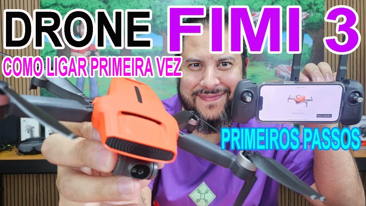 Drone Fimi 3 Primeiros passos primeira configuração como ligar e configurar pela primeira vez