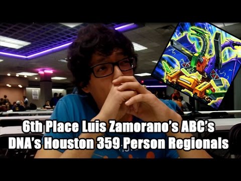 6th Place Luis Zamorano's ABC Machines Houston 359 Person Regionals