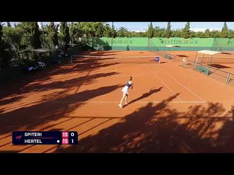 ITA Dalila Spiteri 13 vs POL Anna Hertel R32 W50 Heraklion 11 November 2025 Greece