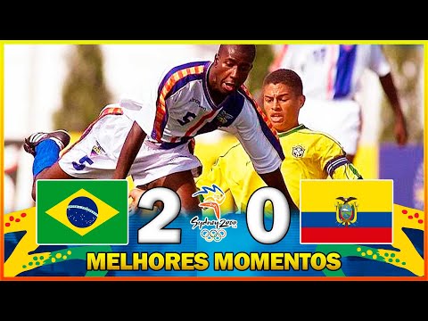 BRASIL 2 X 0 EQUADOR ● MELHORES MOMENTOS ● PRÉ-OLÍMPICO 2000 ● 3ª RODADA