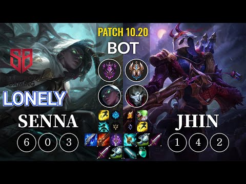 SB Lonely Senna vs Jhin Bot - KR Patch 10.20
