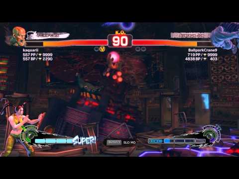 SSFIV AE ver.2012 2013-03-23 kaquarii (Dhalsim) vs BallparkCrane9 (Ibuki)