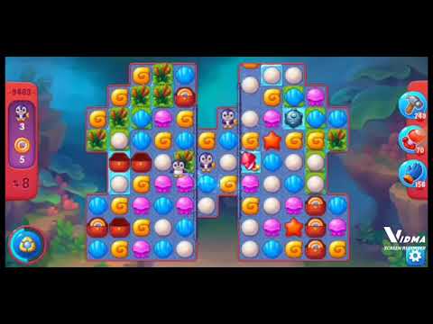 Fishdom. 9463 hard level no boosters and diamonds. 14 moves