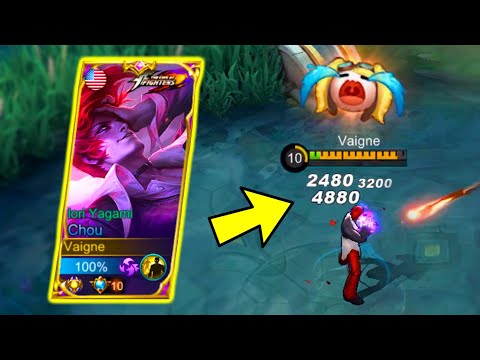 MY BEST BUILD TANK CHOU IS UNKILLABLE??? (HIGH HP)