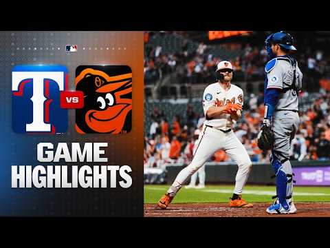 볼티모어 VS 텍사스 MLB 하이라이트