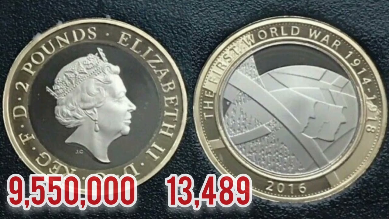 Watch video UK 2016 The First World War £2 VALUE + REVIEW Queen Elizabeth II PROOF Coin Now UK 2016 The First World War £2 VALUE + REVIEW Queen Elizabeth II PROOF Coin