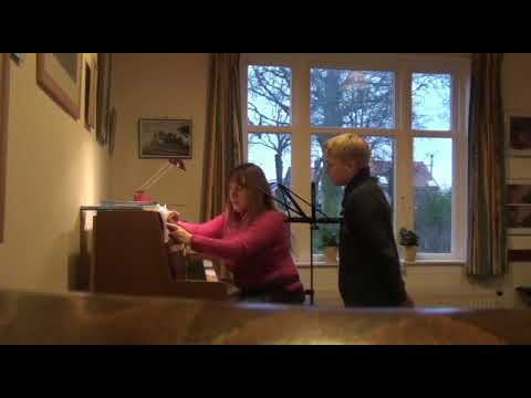 The same student in 2016 and 5 years later I Old Italian singing technique I Teh Netherlands