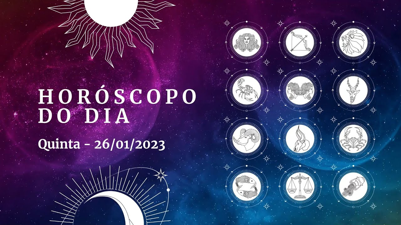 Horóscopo 2023: confira a previsão de hoje (26/01) para seu signo