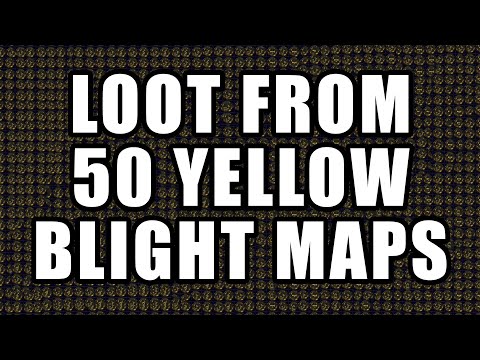 Loot from 50 Yellow Blighted Maps