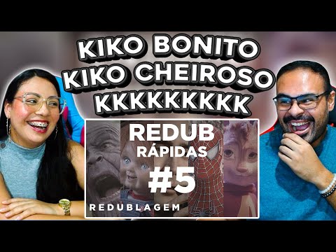 REACT EM CASAL Pabollo Redub Rápidas #5 (Paródia Redublagem)