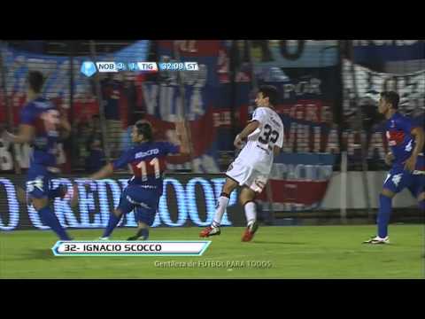 Gol de Scocco. Newell´s 3 - Tigre 1. Fecha 9. Torneo Final 2013. Fútbol Para Todos