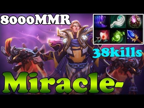 Dota 2 - Miracle- 8000MMR Plays Invoker vol 20 - Ranked Match Gameplay