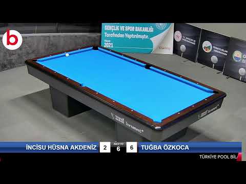 İNCİSU HÜSNA AKDENİZ & TUĞBA ÖZKOCA Bilardo Maçı - 