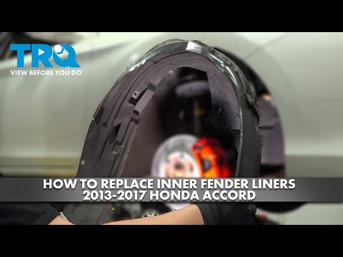 How to Replace Inner Fender Liners 2013-2017 Honda Accord