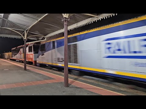 1MP9 SCT down "Dark Ghost" (SCT 2xCSR EL SCT), Laverton to Forrestfield, 2317, 16/2/25, Stawell VIC