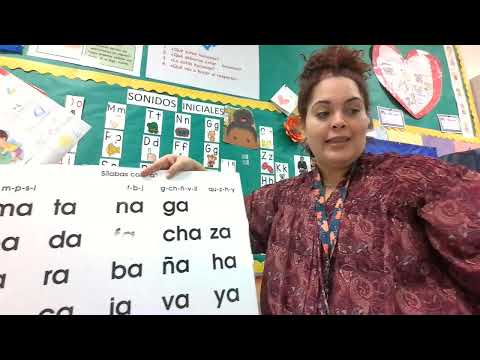 Como practicar las silabas con a