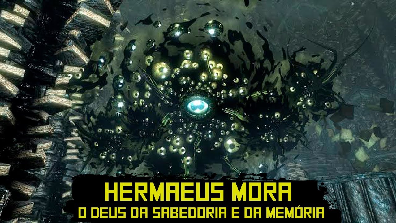 Skyrim - Tudo sobre Hermaeus Mora, o Daedra do conhecimento! Apocrypha, Oghma Infinium e Miraak.