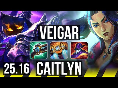 VEIGAR & Jhin vs CAITLYN & Karma (ADC) | EUW Diamond | 25.16