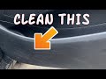 HOW TO Clean Scuff Marks on your door panel