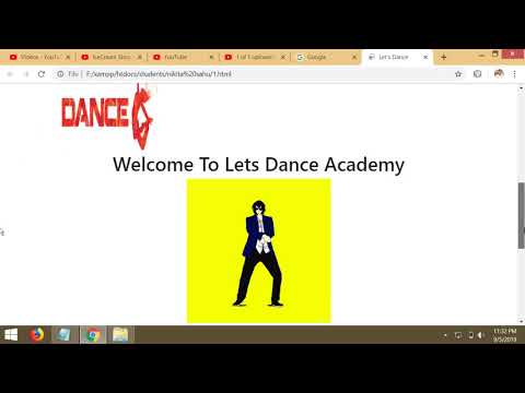 Dance Academy Website Project HTML CSS Bootstrap