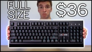Full Size Mechanical Keyboard for $36!