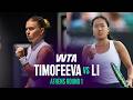 Maria Timofeeva Vs Ann Li 2026 Athens Round 1 WTA Match Highlights