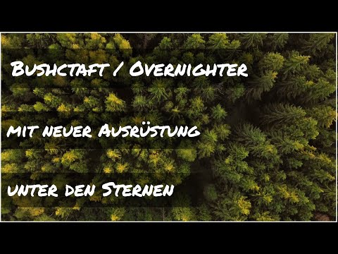 Bushcraft Overnighter in den Dorsdener Tannen mit neuer Ausrüstung/Amazonas Hängematte/ Underquilt