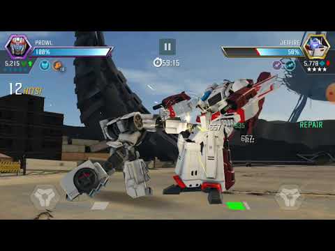 Transformers forged to fight, rank 3 5 star prowl gameplay