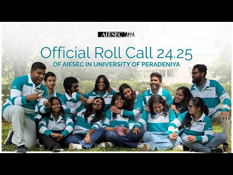Official Roll Call  Term 24.25 | AIESEC in University of Peradeniya