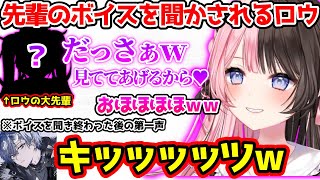 先輩のボイスに対して本音が漏れるロウに爆笑するひなーの【ぶいすぽっ！切り抜き】