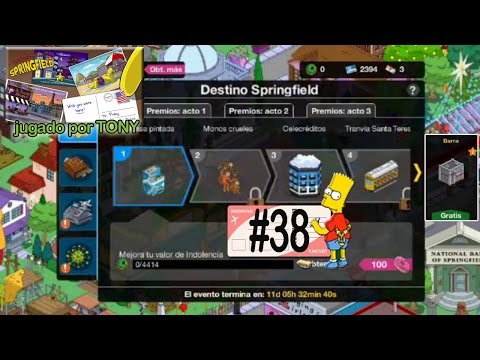 Los Simpson Springfield "Destino Spfld, Cap. 38 - El Acto 3 y la Barra" por Tony