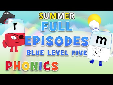 #SummerLearning Alphablocks - Blue Level Five | FULL EPISODES 16-17 | Learn to Read | #HomeSchooling