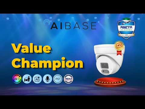 value champion aibase full color perimeter protection IP camera