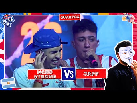 🔥CERRAMOS LOS CUARTOS CON UN BATALLON🔥| JAFF VS MONO STRONG RED BULL BATALLA 2024 (REACCION)