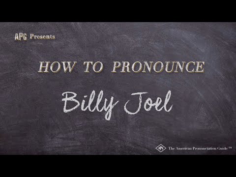 How to Pronounce Billy Joel (Real Life Examples!)