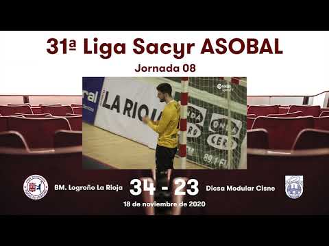 31ª Liga Sacyr ASOBAL J08: BM. Logroño La Rioja - Dicsa Modular Cisne 34-23