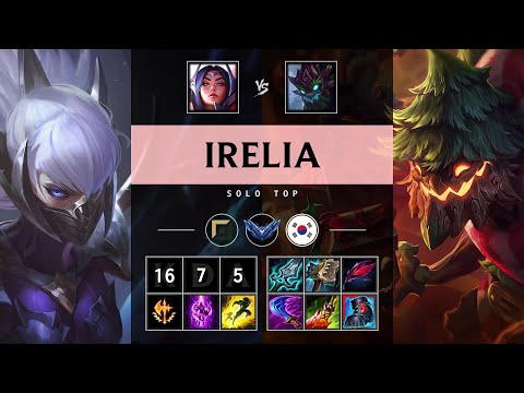 Irelia Top vs Maokai: Unstoppable - KR Diamond Patch 25.S1.1