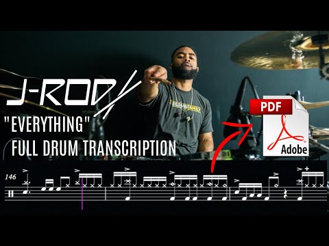 AB Drums Transcripts EP #17 - Jerrod "J-rod" Sullivan - "Everything" - Full Drum Transcription