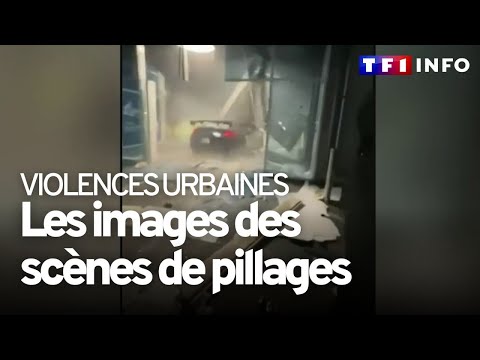 Les impressionnantes images des scènes de pillages en France